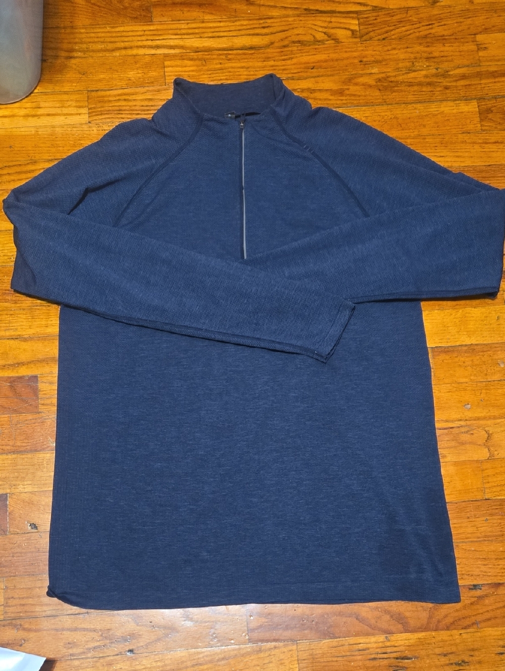Lululemon Metal Tech Vent Pullover Men’s XL Blue Quarter Zip Stretch Performance